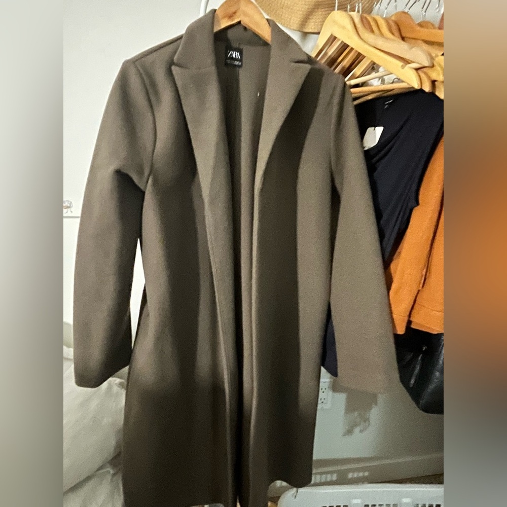 Zara Taupe Outerwear